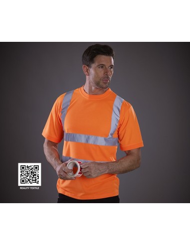 Y-HVJ410-Two Band et Brace Hi-Vis T-Shirt